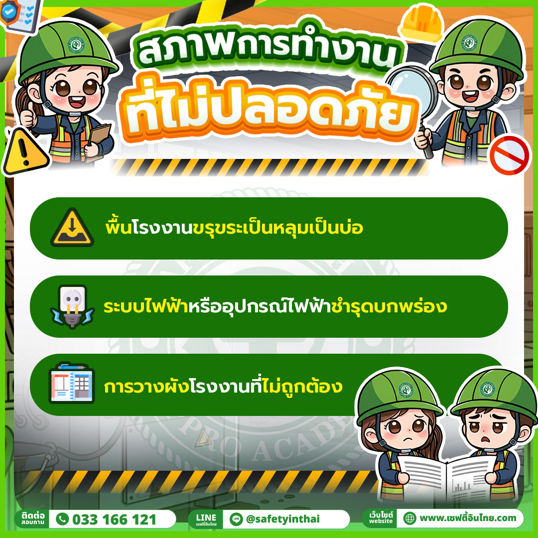 สภาพการทำงานที่ไม่ปลอดภัย
