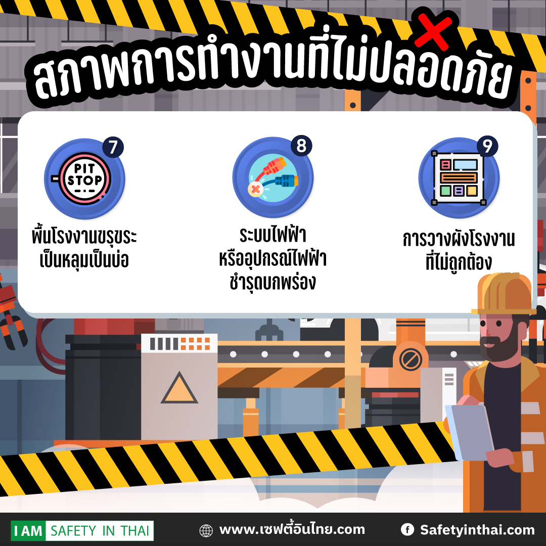 สภาพการทำงานที่ไม่ปลอดภัย