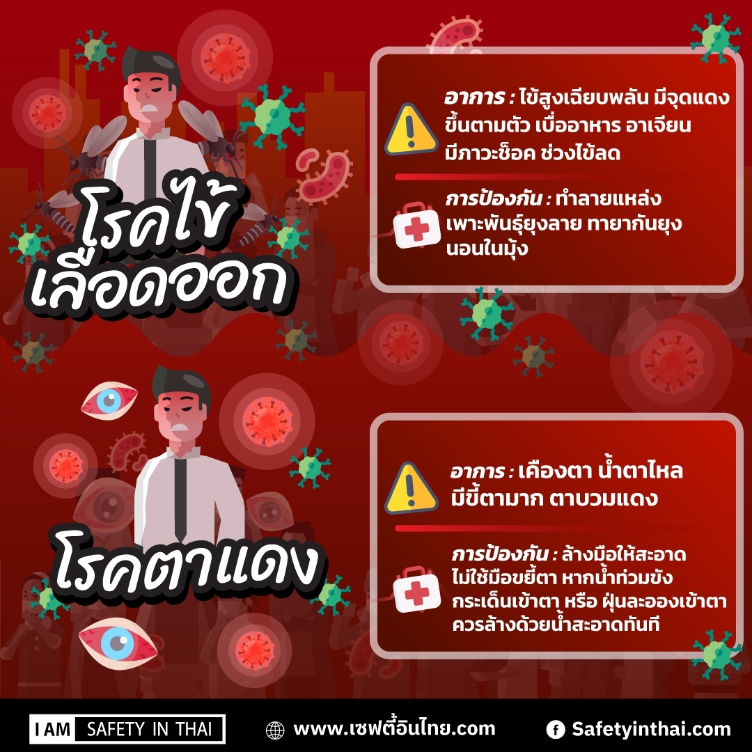 6 โรคร้ายที่มากับน้ำท่วม 