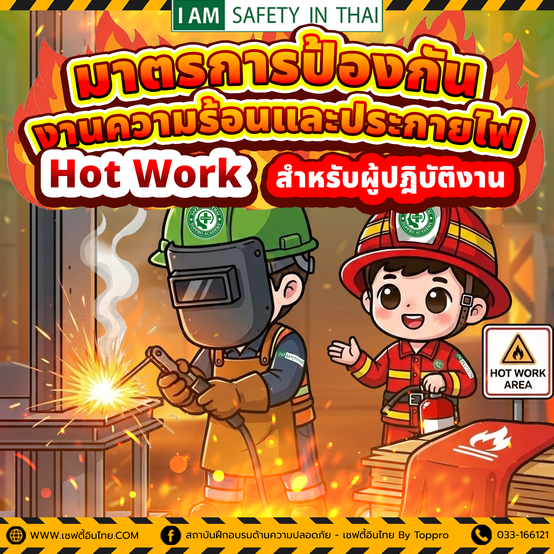 มาตรการป้องกันความร้อนและประกายไฟ (Hot work)
