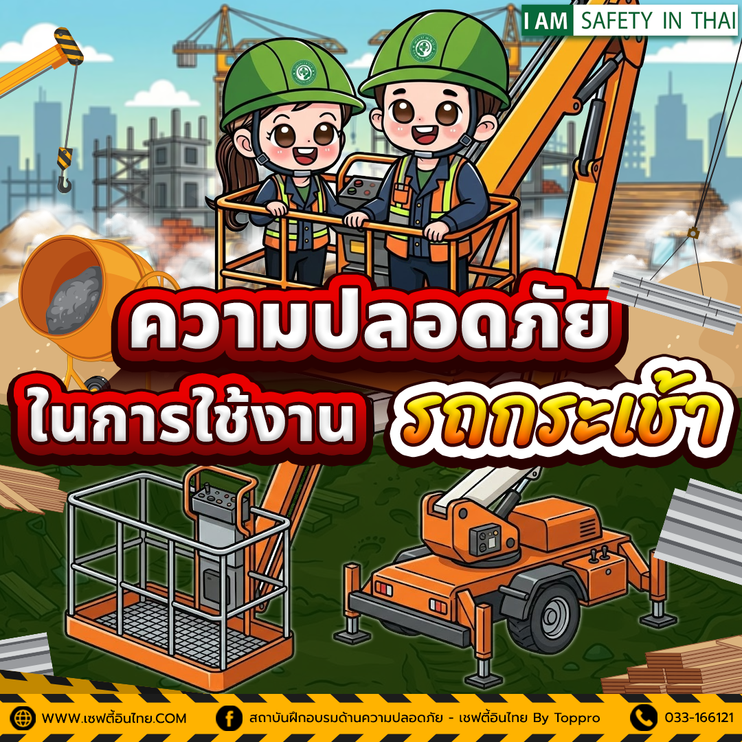 ความปลอดภัยในการใช้งานรถกระเช้า