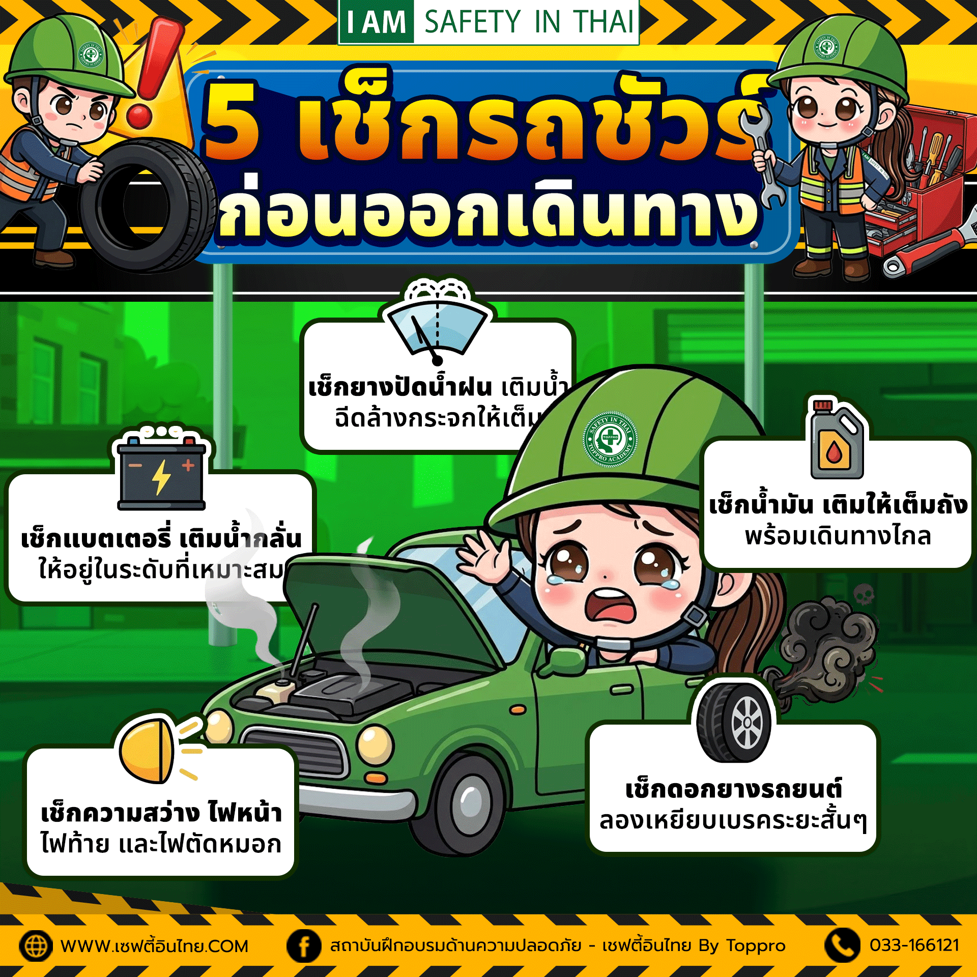 5 เช็กชัวร์ก่อนออกเดินทาง