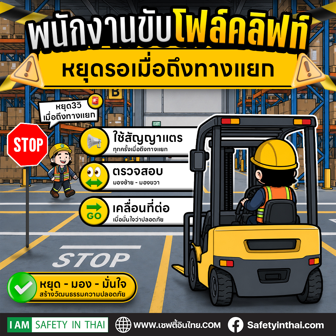 ความปลอดภัยสำหรับผู้ขับรถโฟล์คลิฟท์