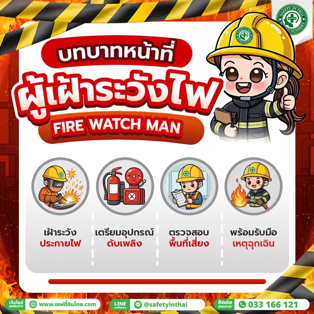 บทบาทหน้าที่ผู้เฝ้าระวังไฟ
